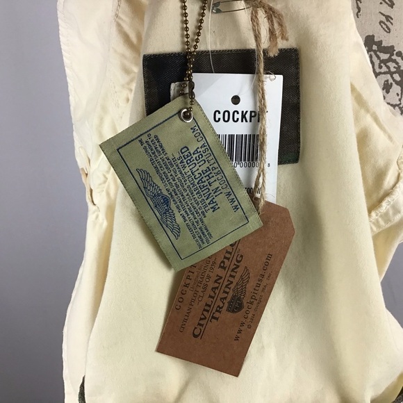 Cockpit USA Sun Washed Cotton Peacoat - Picture 11 of 12